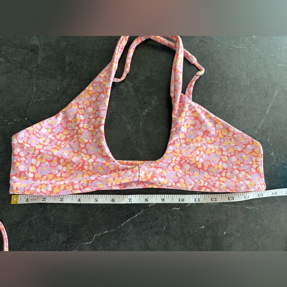 Kulani Kinis Pink and Yellow Floral Bikini - Picture 3 of 7